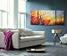 Modern Abstract Canvas Art Stretched - Autumn Sky