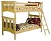 Bolton Furniture Mission Bunk, Natural