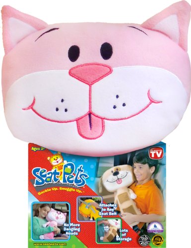 Seat Pets Pink Cat Car Seat Toy