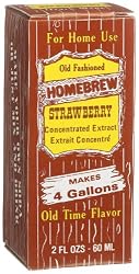 Homebrew Strawberry Concentrated Extract, 2-Ounce Boxes (Pack of 3)
