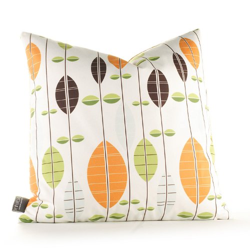 Inhabit CARWHOxxP Aequorea Carousel Pillow in White and Sunshine
