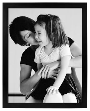 MCS Gallery Flat Frame, 11 by 14-Inch, Black