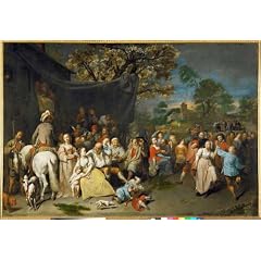 Kunstreproduktion: David Ryckaert III "D.Ryckaert, Die Freuden der Bauern" 71 x 49