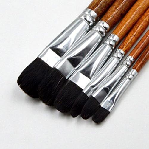 Art tool 6Pcs Natural Mink hair paint brushes SET artist watercolor brush BB-0018, Artist School Accessory