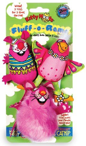 See 3PK Fluff Rama Cat Toy