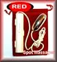 GT RED Very Nice Velveteen Drawstring Pouch Powerful Vibrator Wire Type Silver Bullet Spot Style Back Scalp Body Battery Massager Includes Personal Lube Sampler