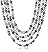 Amazon Essentials 6-7mm Colored Baroque Freshwater Cultured Pearl Knotted Endless Necklace, 100