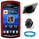 Metallic Red 2 Piece Crystal Hard Snap-On Protector Case for Sony Ericsson  ....