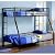 Walker Edison Twin-Over-Full Bunk Bed, Black from Walker Edison