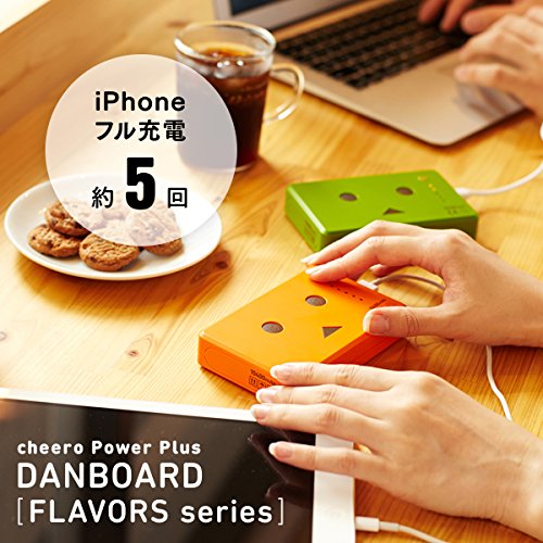 cheero Power Plus 10400mAh DANBOARD Version - FLAVORS - (strawberry) マルチデバイス対応モバイルバッテリー [iPhone 6 6plus 充電可][iPhone/iPad/Galaxy/各種スマートフォン/タブレット/ゲーム機/wifiルーター 等対応]
