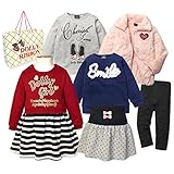 福袋 6点 ジャケット トレーナー Tシャツ ワンピ スカート レギンス 女児 ベビー (80cm)