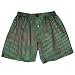 Green Stripes 100% Madras Silk Boxers by Royal Silk - Medium