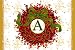 Monogram Holiday Wreath Floormats
