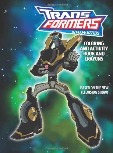  Transformers Animated: Coloring and Activity Book and Crayons