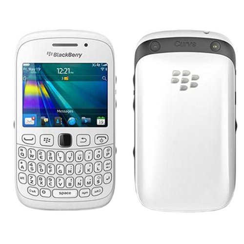 Blackberry Curve 9220 White WiFi Keyboard Unlocked QuadBand Cell Phone