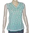 Indian Tops Cotton Chikan Embroidered Size S