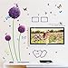 Dagou Dandelion and Butterfly Wall Stickers & Murals Wall Decals Wallpaper Wall Decorate and Removable Wall Décor Decorative Painting Supplies & Wall Treatments Luminous Stickers for Kids Living Room Bedroom Wallpops Decal