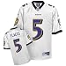 Joe Flacco White Reebok NFL Premier Baltimore Ravens Jersey - XX-Large