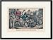 Black Framed/Matted Print 17x23, Tarquinius Superbus Makes Himself King