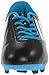 adidas Performance Conquisto Firm-Ground J Soccer Cleat ,Black/White/Solar Blue,1.5 M US Little Kid