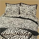 Bundle-09 Black Zebra Safari Sheet Set - Full