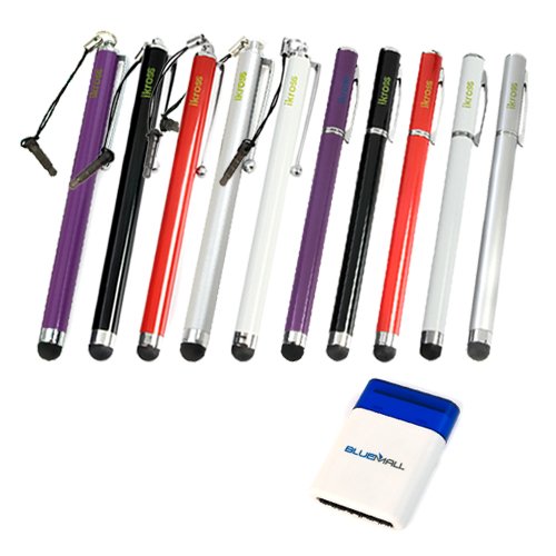 Cheapest iKross 10pcs Stainless Universal Touch Screen Stylus for Motorola DROID RAZR HD XT926, Droid RAZR M XT907; Samsung ATIV TAB, 