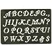 Letters Brass Stencil