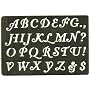 Letters Brass Stencil