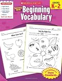Scholastic Success With Beginning Vocabulary, Grade K-2