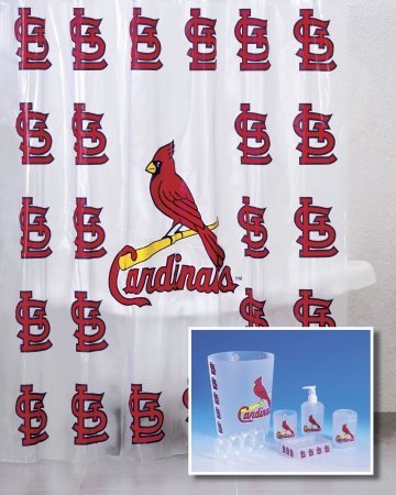 St Louis Cardinals 7 Piece Frosty Bath Set