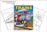 Trains Coloring Book (8.5x11)