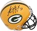 A.J. Hawk Green Bay Packers Autographed Mini Helmet