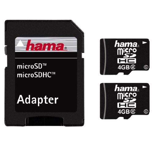 Hama microSD HC 4GB Speicherkarte Class 2 Mobile inklusive Adapter Preisvergleich