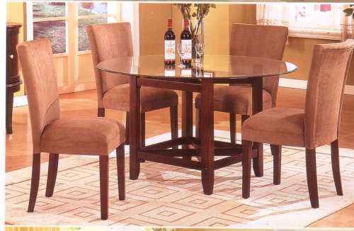 Beautiful Dining Table/Microfiber Parson Chair