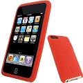 RED Silicone Skin Case Cover for Apple iPod Touch 2nd 2G & 3rd Generation 3G 8gb, 16gb, 32gb & 64gb + Screen Protector