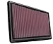 K&N Engine Air Filter: Reusable, Clean Every 75,000 Miles, Washable, Premium, Replacement Car Air Filter: Compatible with 2009-2017 Hyundai/Kia (Equus, Genesis, Genesis Sedan, K9, K900), 33-2426