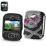 New Fashionable Perfect Fit Hard Diamante Protector Skin Cover (Faceplate/Snap On) Full Rhinestones Diamond Bling for LG Remarq LN240 Sprint -