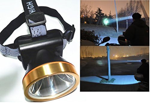 Tearflower Rechargeable LED Head Torch Flashlight for Camping, Running, Cycling, Climbing, Reading fishing &amp; More - Headlamp Is Lightweight Comfortable hand free lighting (35watts headlamp)