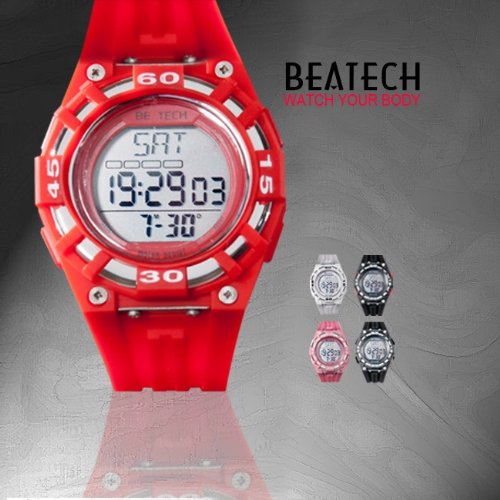 Beatech BH5000R Heart Rate Monitor Watch, Red