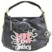 Juicy Couture Big City Coal Grey Glitter Glam Large Shoulder Bag