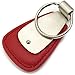 Chevrolet Chevy Corvette C4 Leather Key Chain Red Tear Drop Key Ring