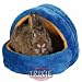 Cuddly cave, small animals, 25 � 25 � 29 cm, blue/orange