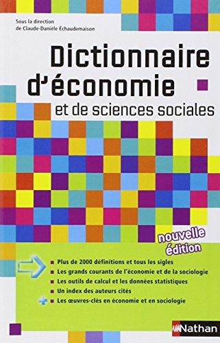 Dictionnaire d'Ã©conomie et de sciences sociales