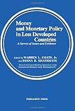 Money and monetary policy in less developed countries : a survey of issues and evidence