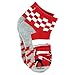 Disney Cars Boys 6 pk Socks (4-6 (shoe size: 7-10), Finish Line Multi Quarter)