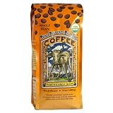 Ravens Brew Whole Bean Organic 3 Peckered Billy Goat Dark Roast 12 Ounce Bags  Pack of 2 
