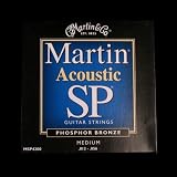 Martin MSP4200 SP Phosphor Bronze Acoustic Guitar Strings, Medium