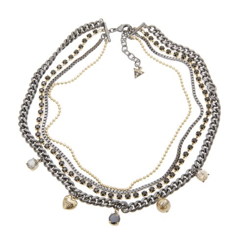 Guess Damen-Kette Edelstahl Versilbertes Metall UBN81018 Preisvergleich