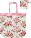 Produkt-Bild: ULSTER WEAVERS Einkaufstasche Tasche PVC - Mini Maxi Shopper mit Motiv-Anh&auml;nger - Serie 'Cassandra rose ' - Rosen Motiv
