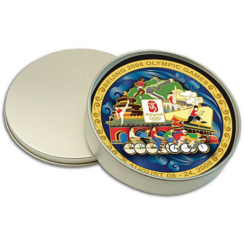 Beijing 2008 Aminco LE Athlete & Landmark Oversized Pin